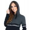 MijaCulture Casual 3 in1 Maternity and Nursing Pullover Sweatshirt 4111/M72 Grey / Black 2